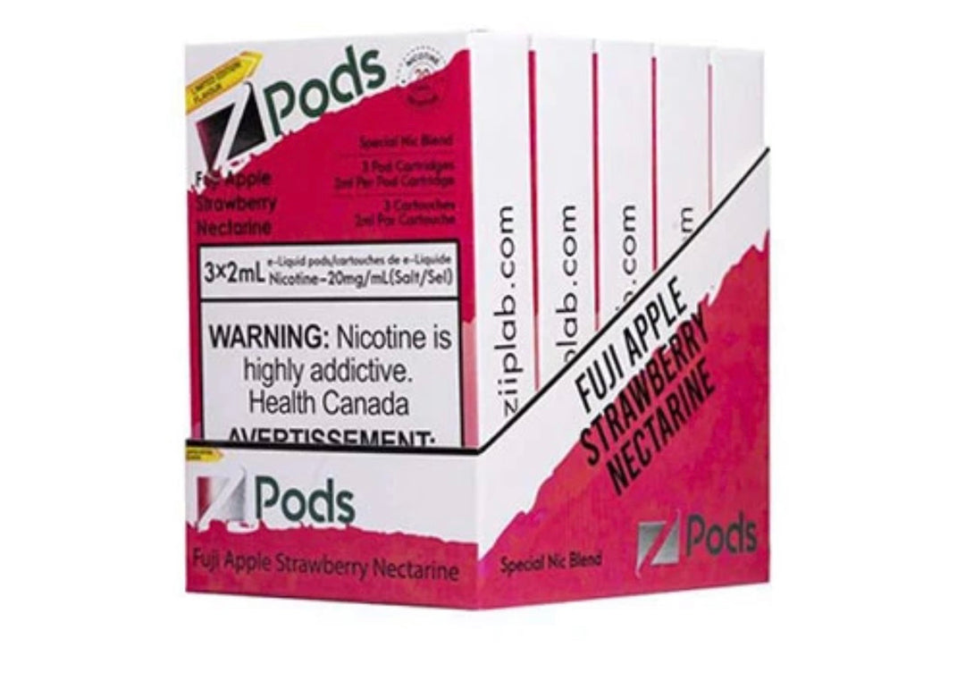 Zpods Fuji Apple Strawberry Peach Sangria Pre-Filled Pods