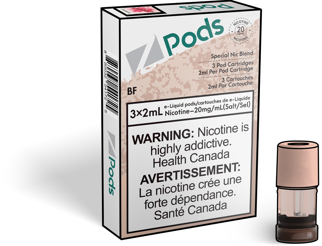 Zpods BF Pre-Filled Pods