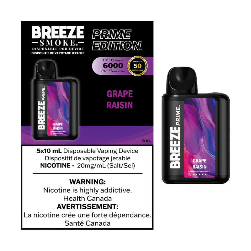 Breeze Prime S50 6K Disposable Grape
