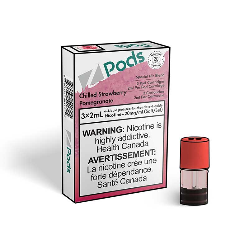 Zpods Chilled Strawberry Pomegranate Pre-Filled Pods
