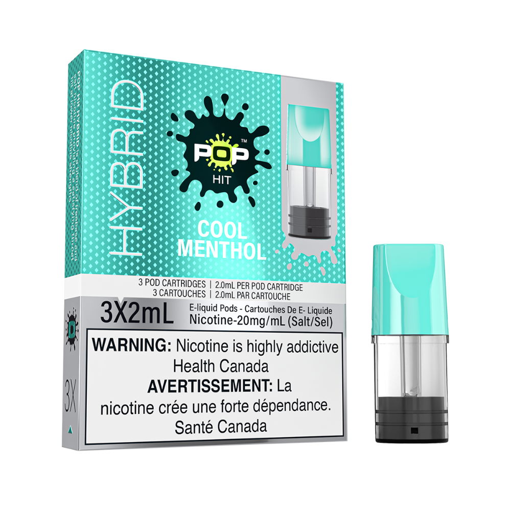 Pop Hit Hybrid Cool Menthol Pre-Filled Pods