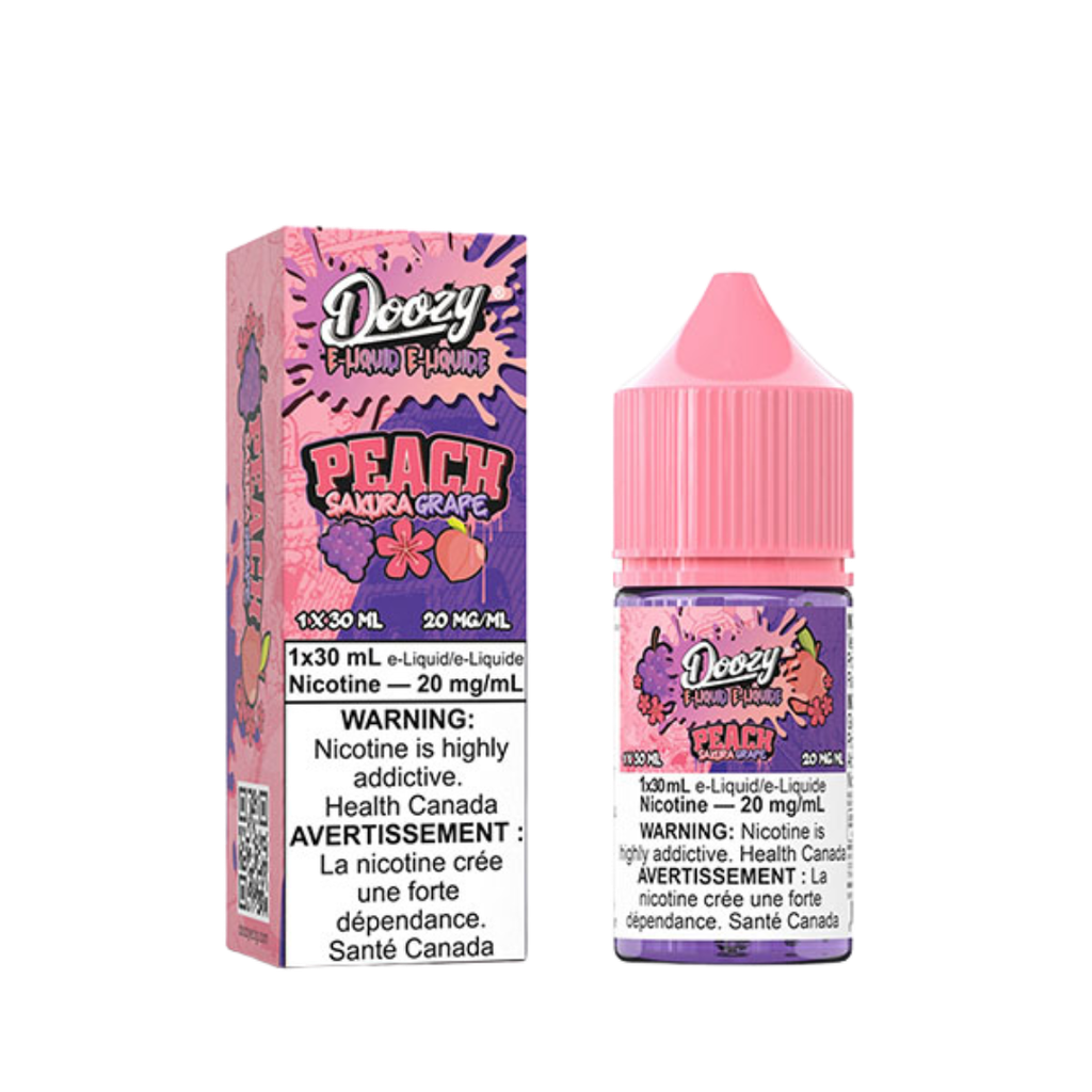 Doozy Peach Sakura Grape E-Liquids Salt Nicotine