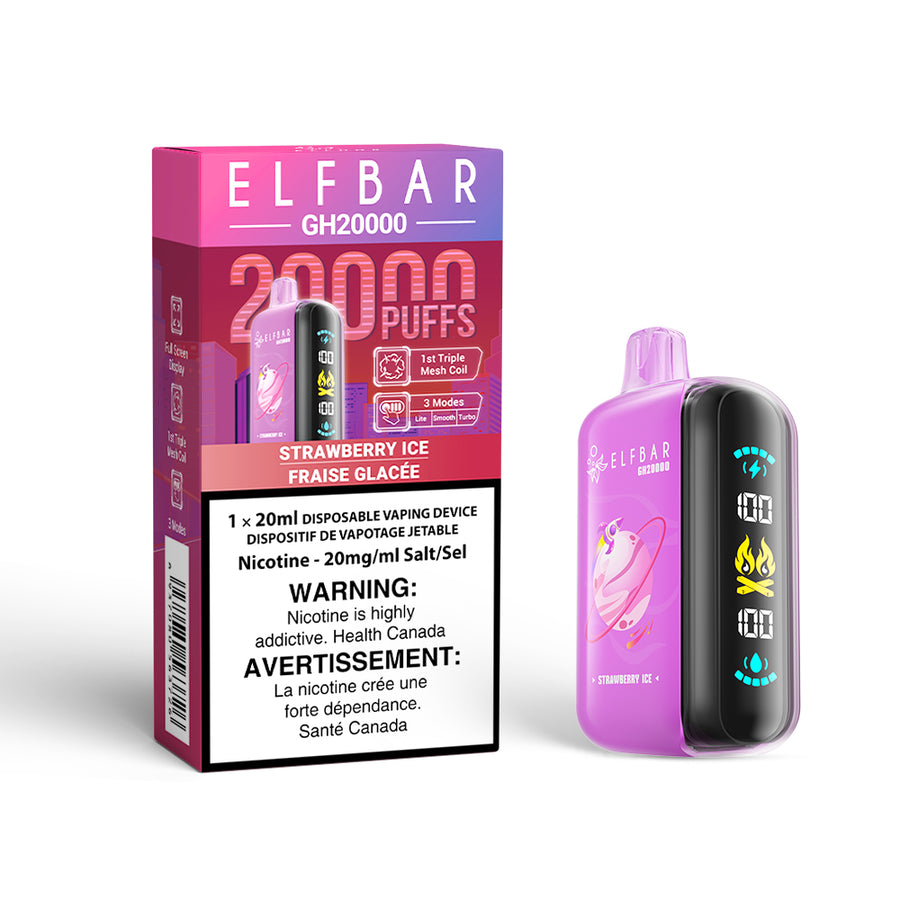 Elfbar GH20k Strawberry Ice Disposables