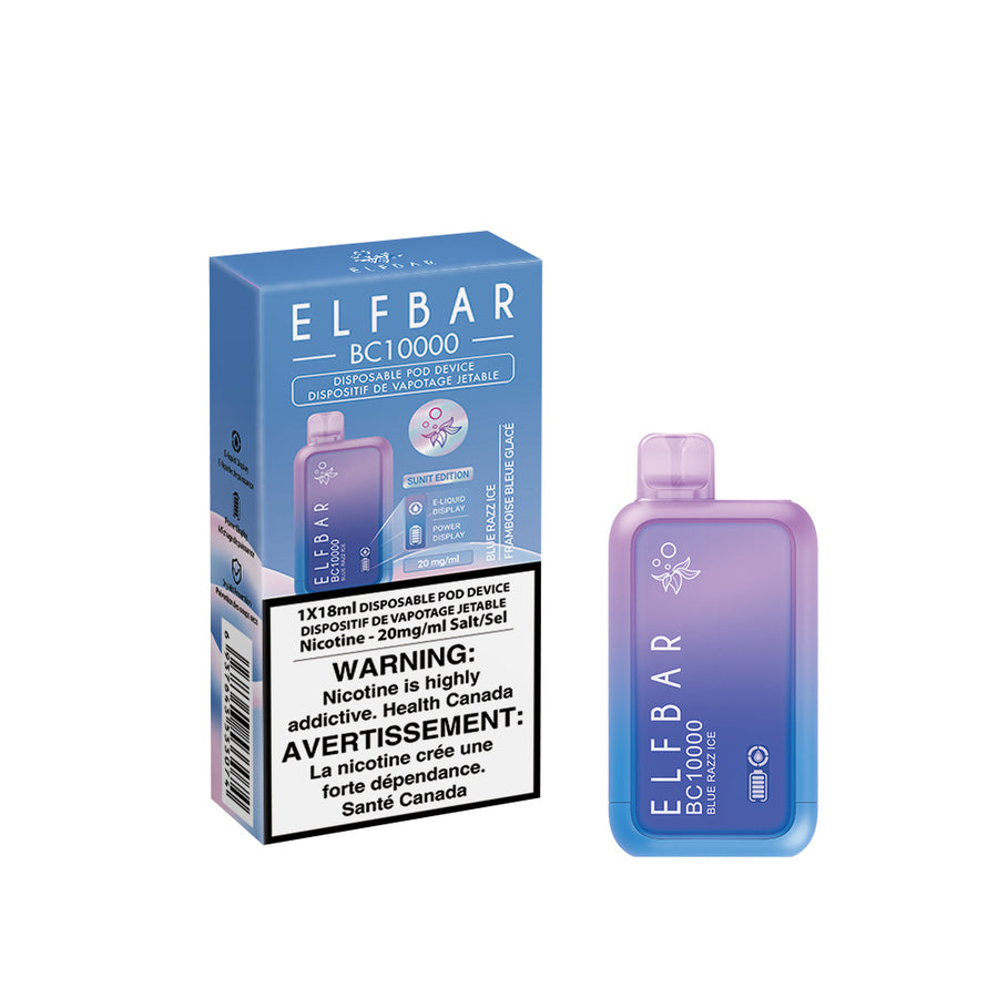Elfbar BC10k Blue Razz Ice Disposables
