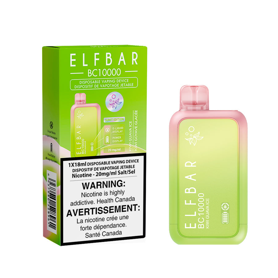 Elfbar BC10k Kiwi Guava Ice Disposables