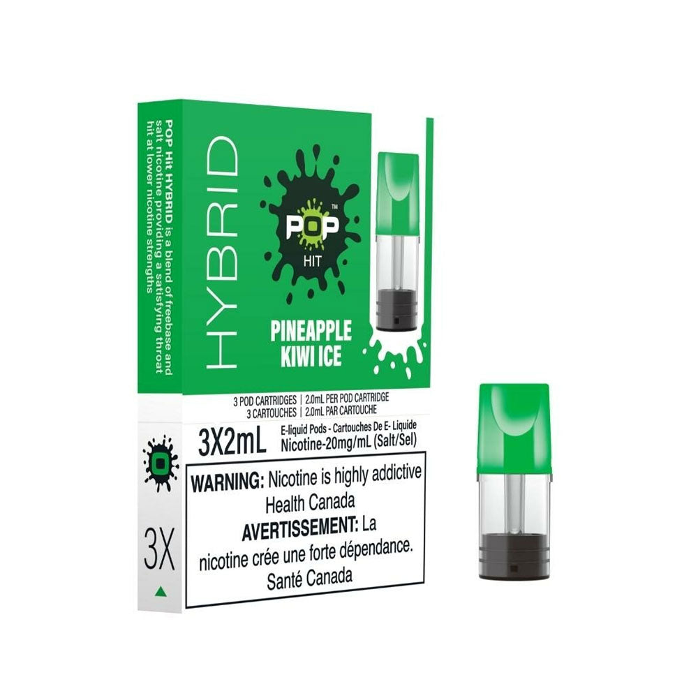 Pop Hit Hybrid Pineapple Kiwi Ice Pre-Filled Pods