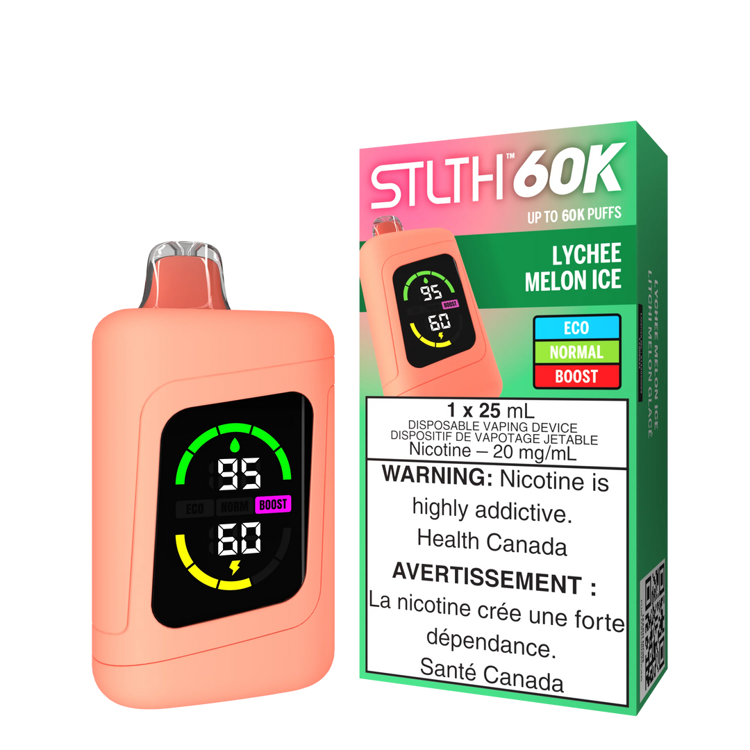 STLTH 60k Lychee Melon Ice Disposable