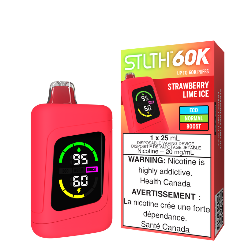 STLTH 60k Strawberry Lime Ice Disposables