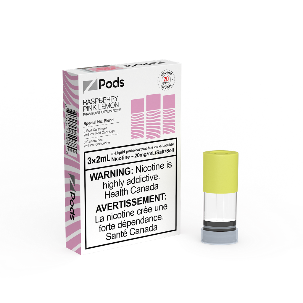 Zpods Raspberry Pink Lemonade Pre-Filled Pods