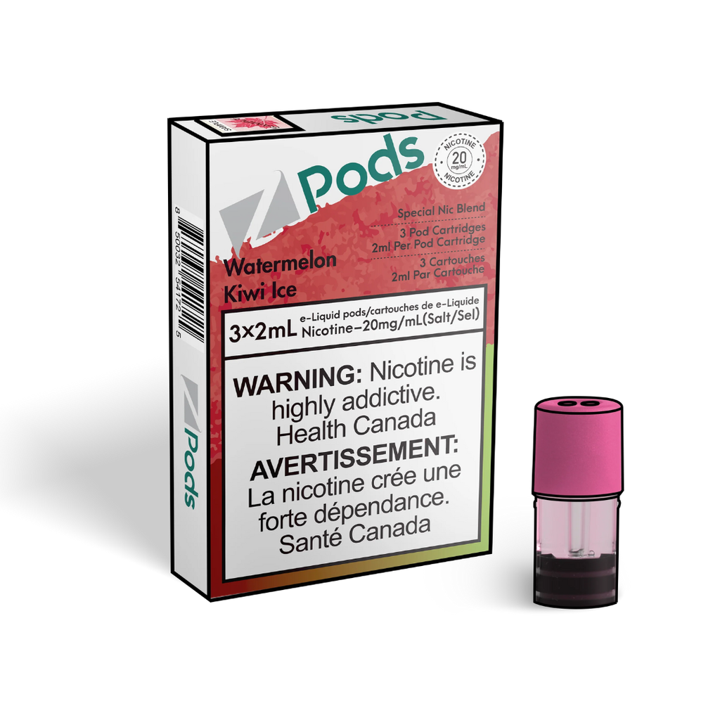 Zpods Watermelon Kiwi Lemon Pre-Filled Pods