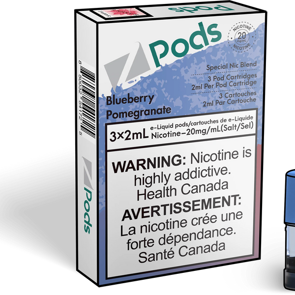 Zpods Blueberry Pomegranate Pre-Filled Pods