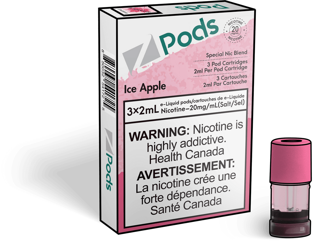Zpods Ice Apple Pre-Filled Pods