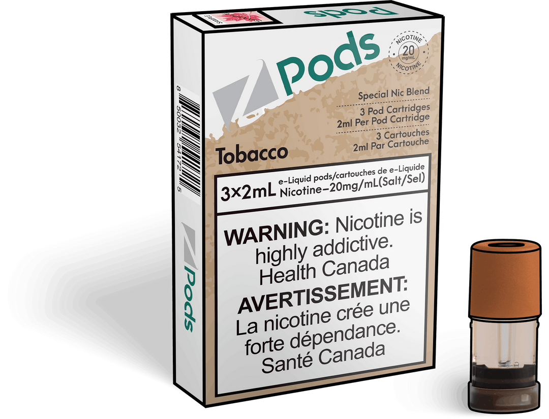 Zpods Tobacco Pre-Filled Pods