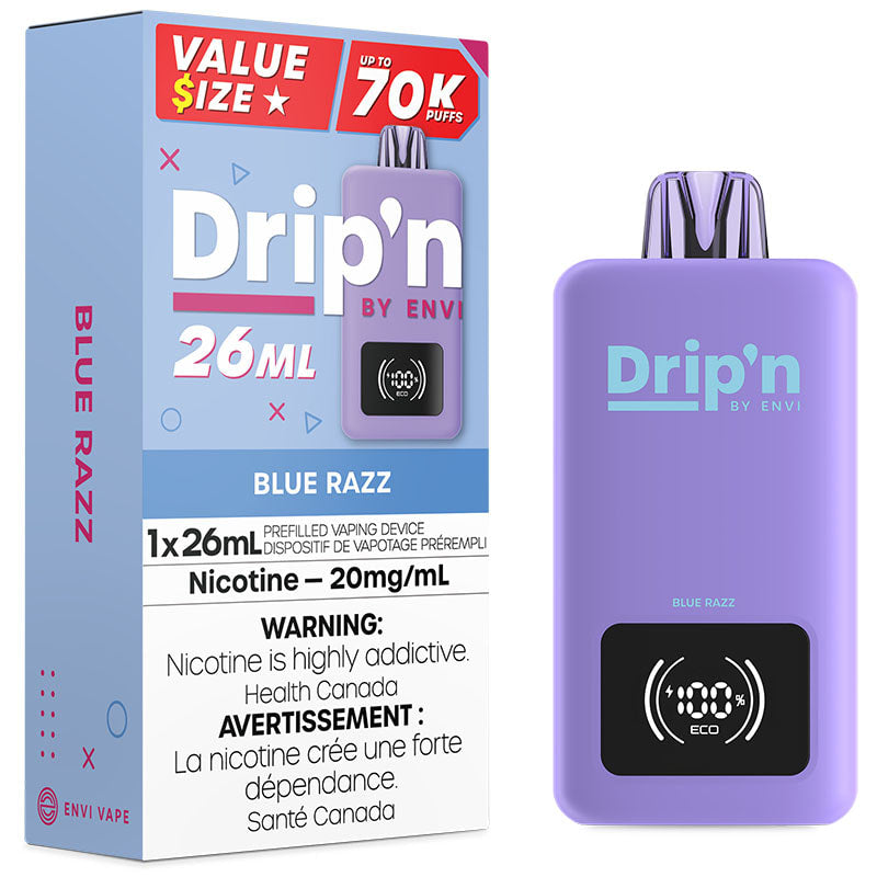 Drip'n Envi 70k Blue Razz