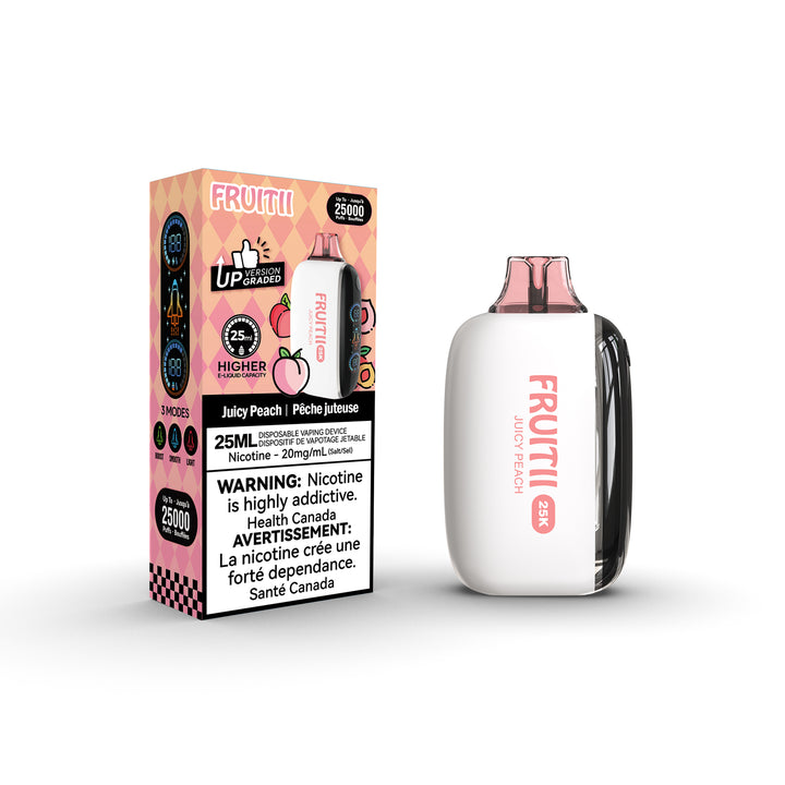 FRUITII Juicy Peach Disposables
