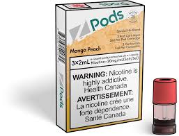 Zpods Mango Peach Pre-Filled Pods