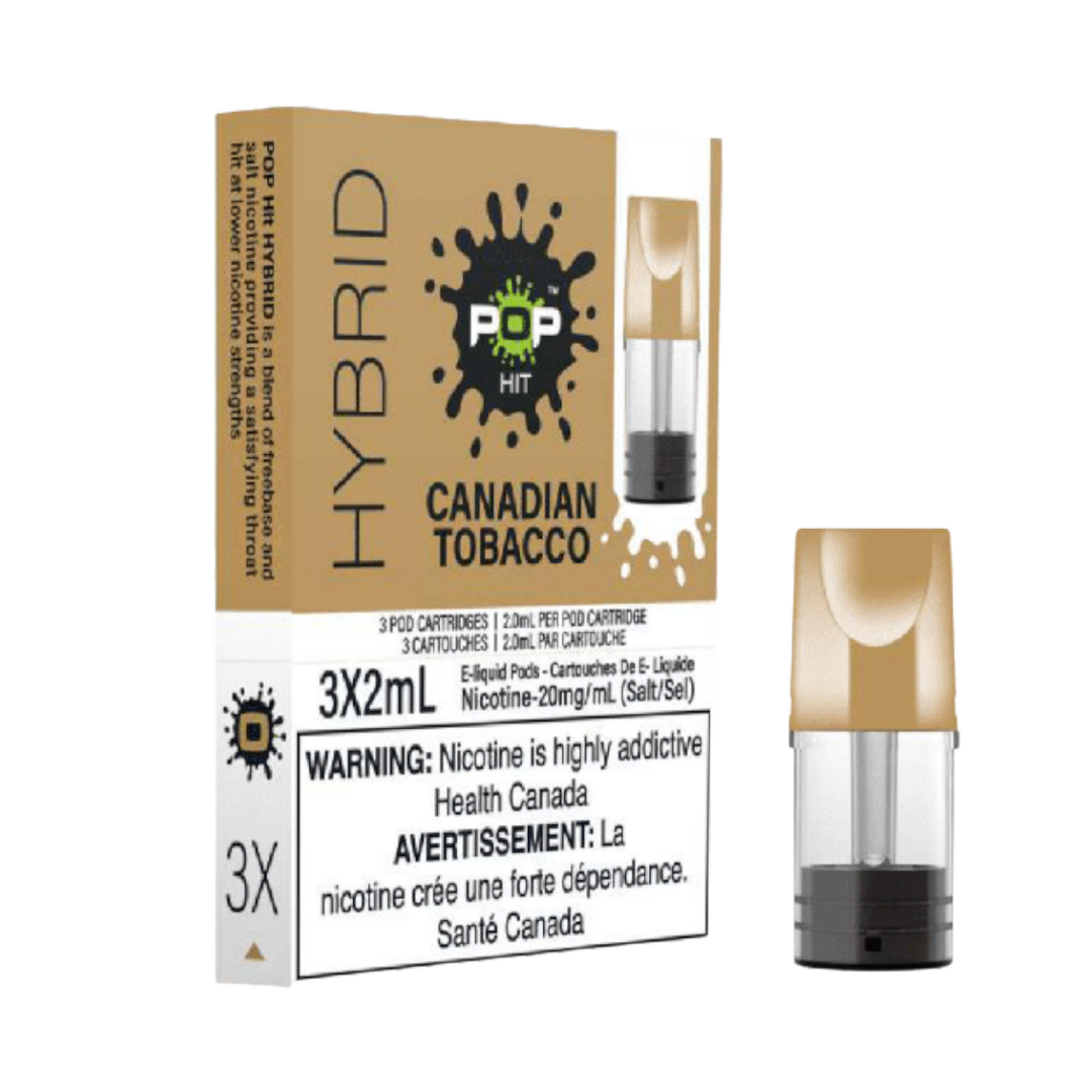 Pop Hit Hybrid Canadian Tobacco Pre-Filled Pods