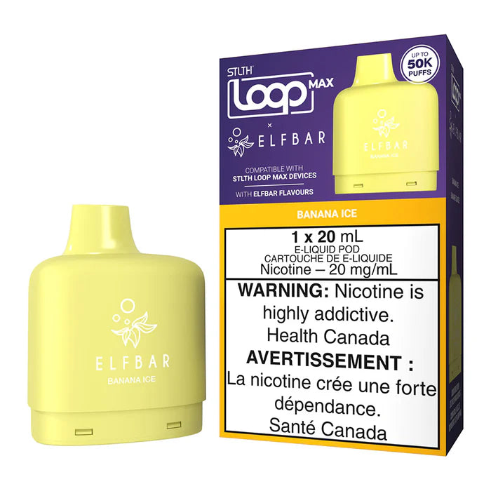 Stlth Loop Max x Elf Bar 50k Pod Banana Ice