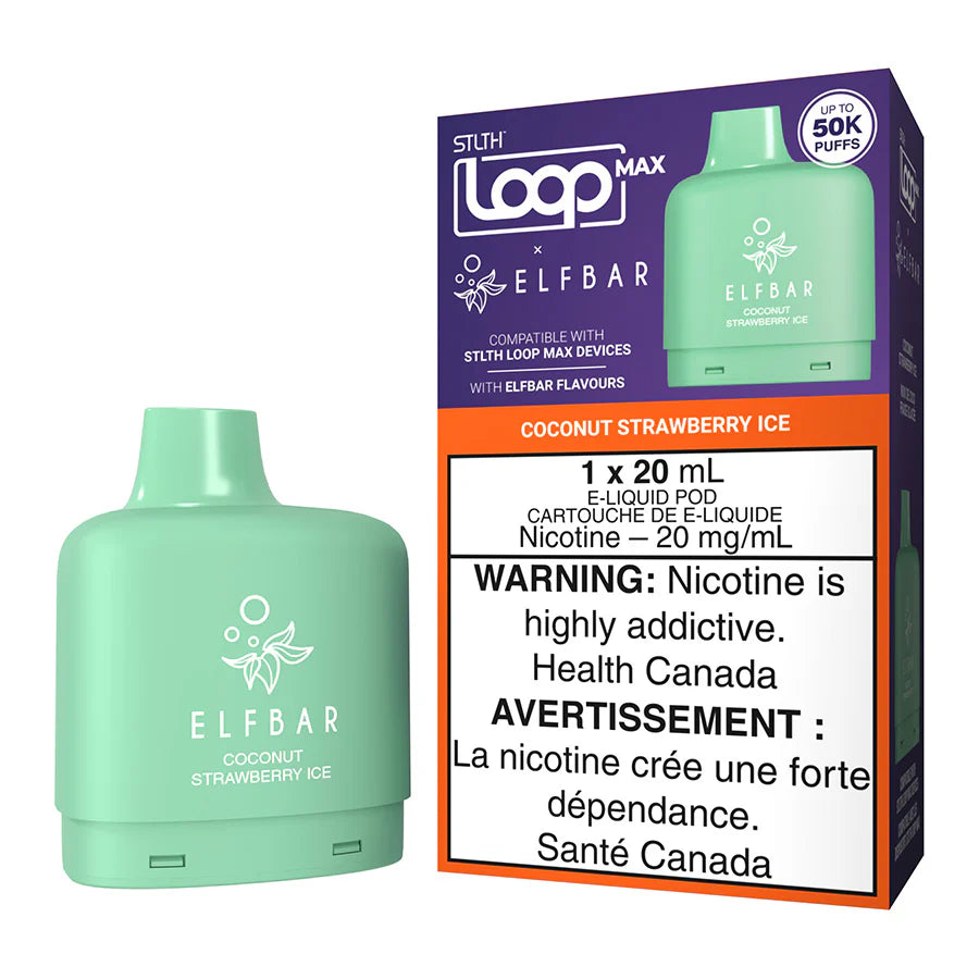 Stlth Loop Max x Elf Bar 50k Pod Coconut Strawberry Ice